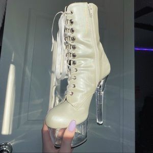 Iridescent Ballerina Boots